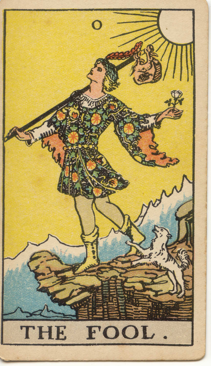 The Fool, upright