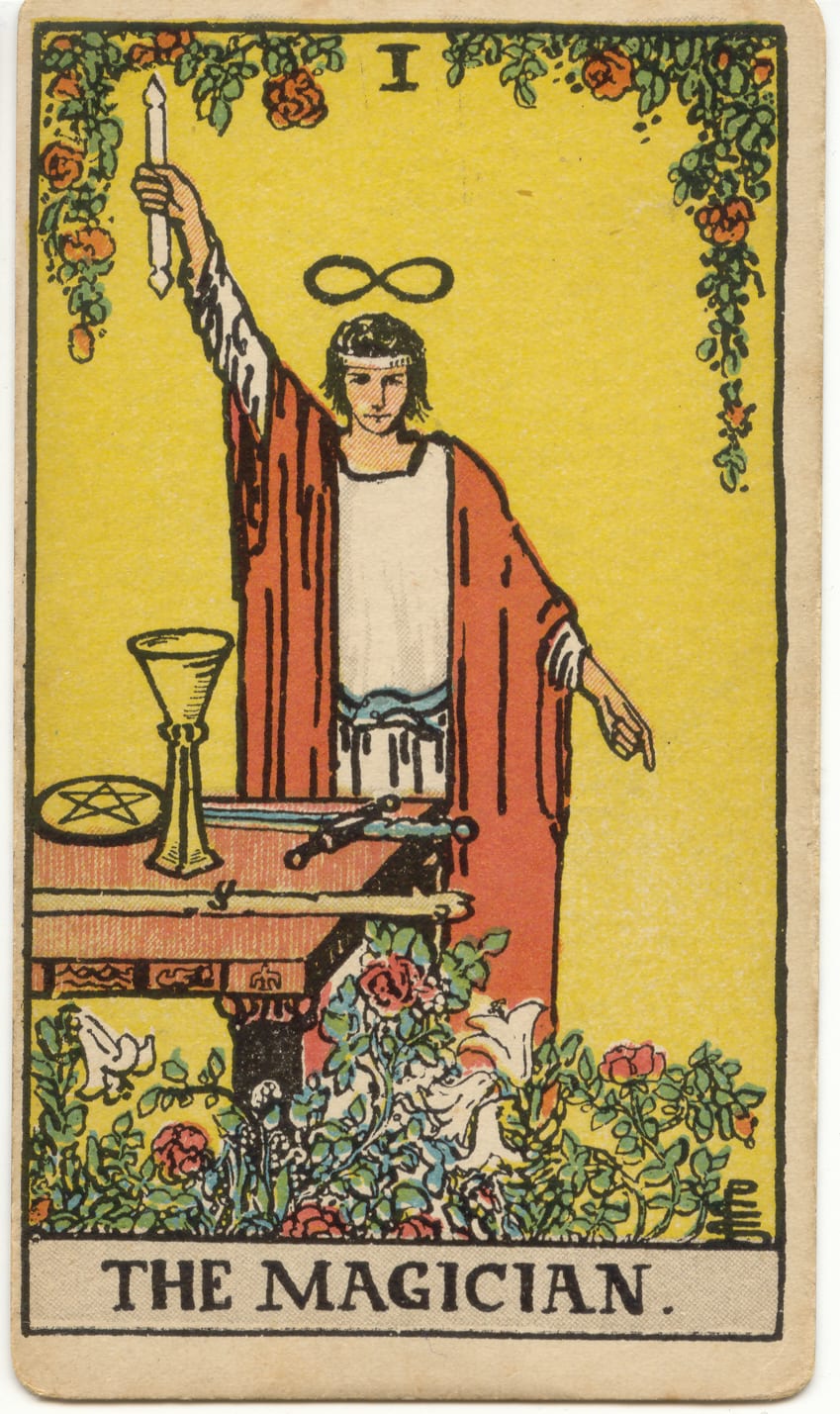 The Magician, upright