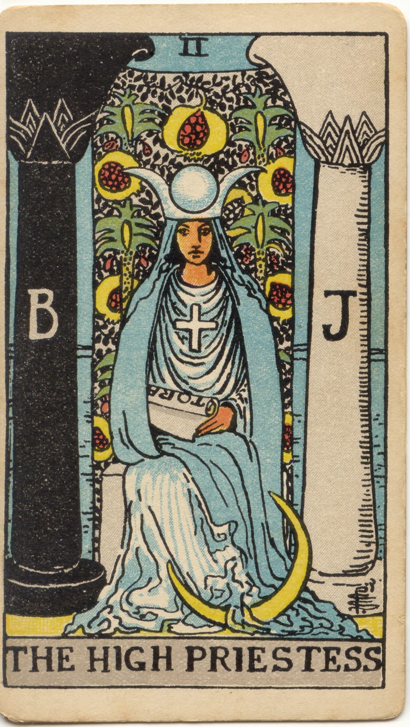 The High Priestess, upright