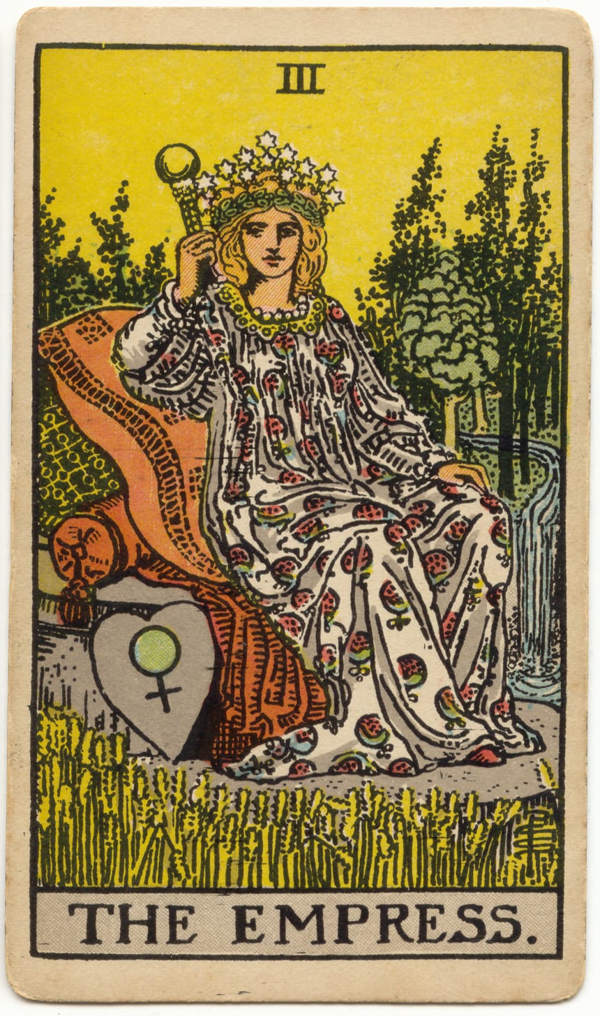 The Empress, upright