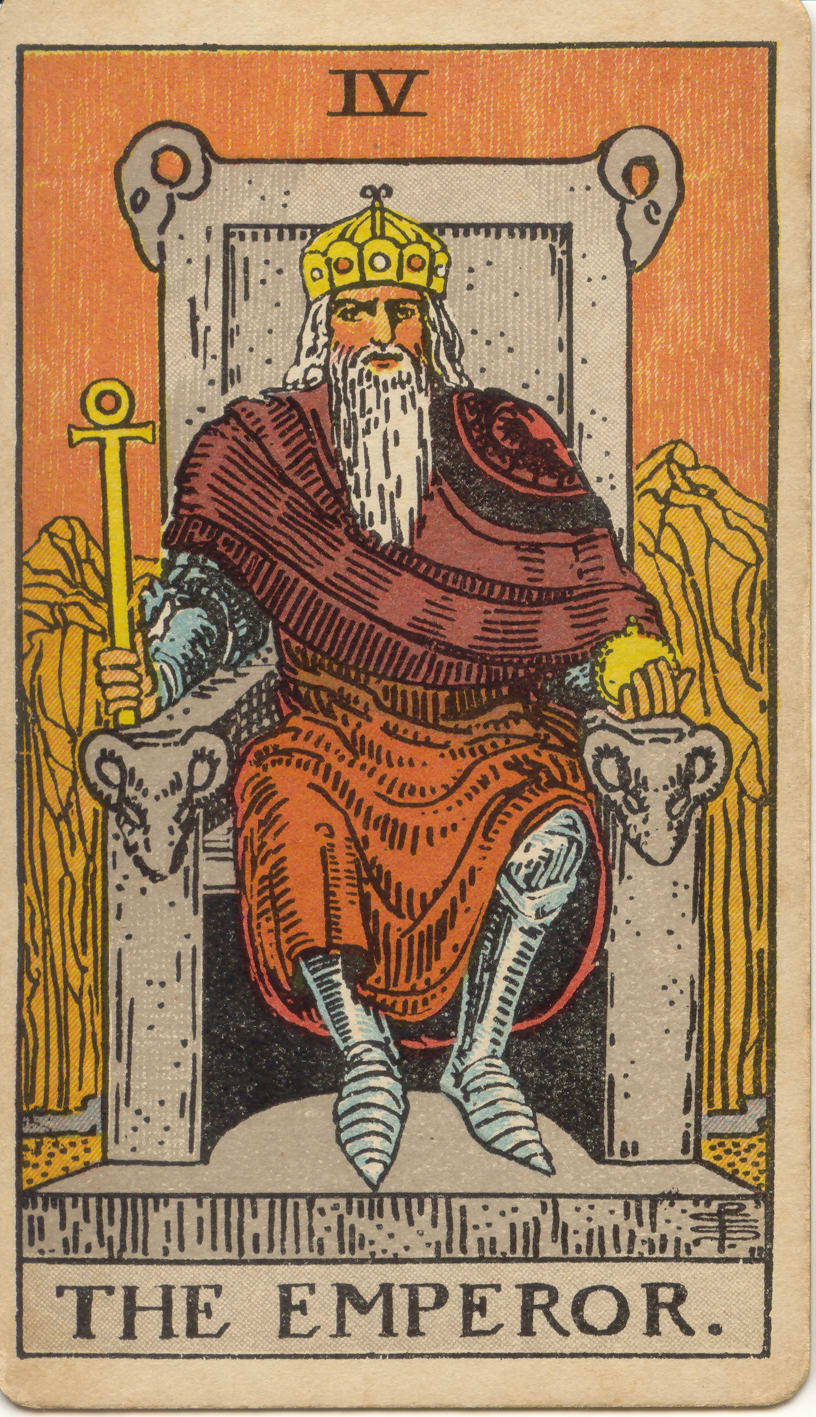 The Emperor, upright