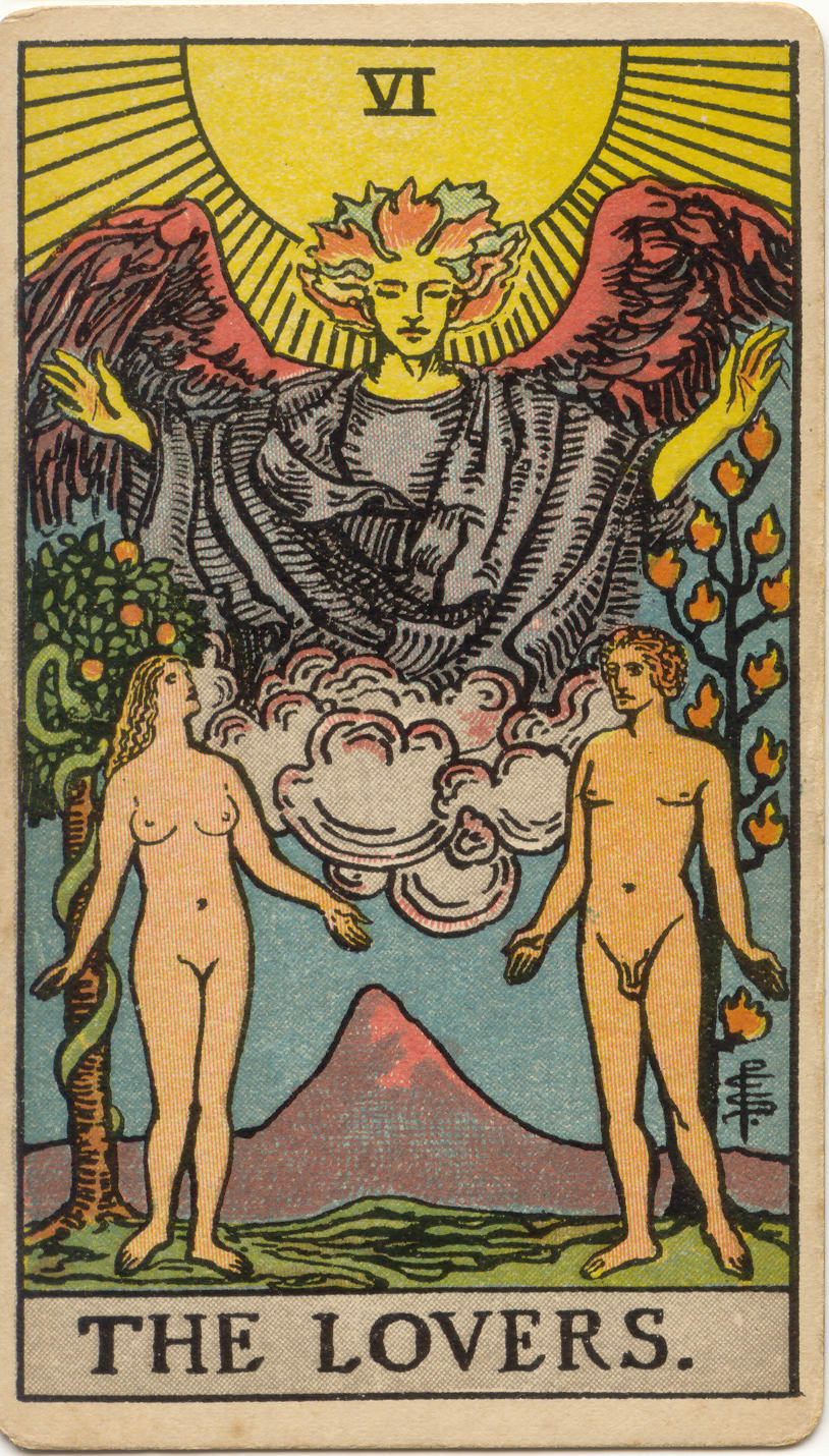 The Lovers, upright