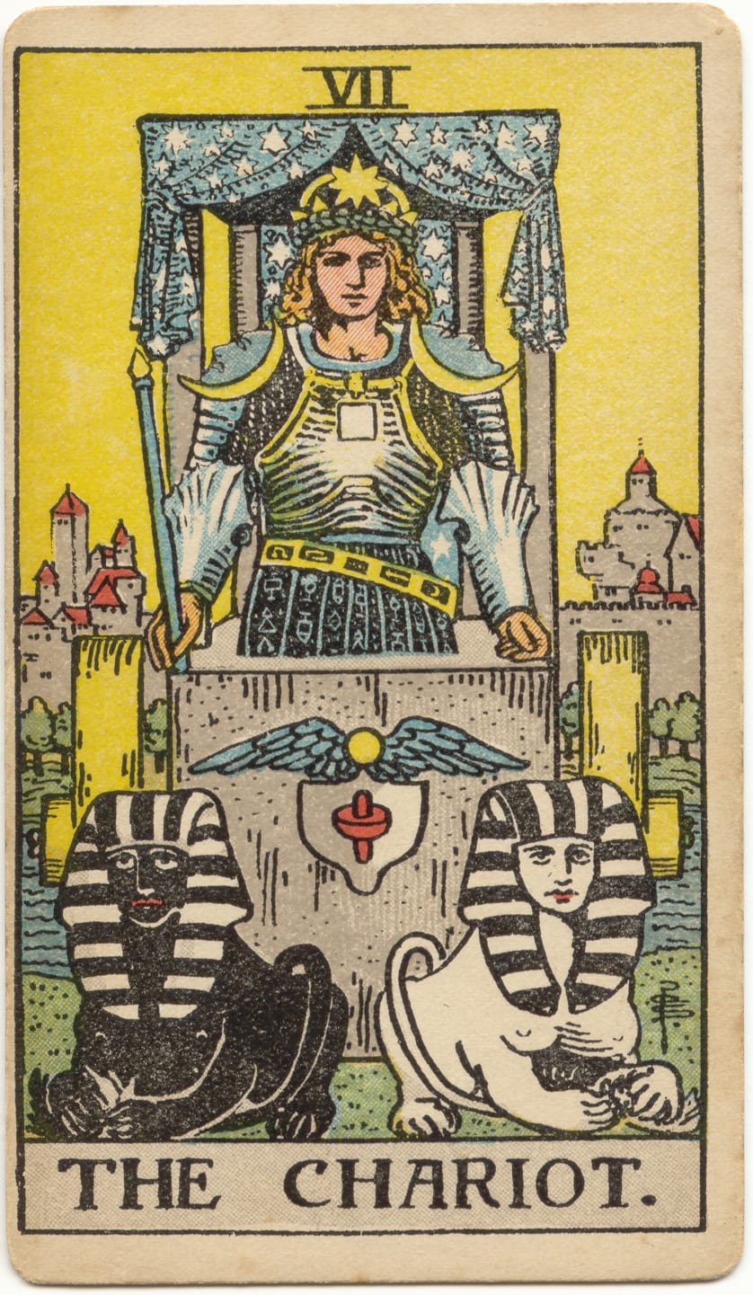 The Chariot, upright