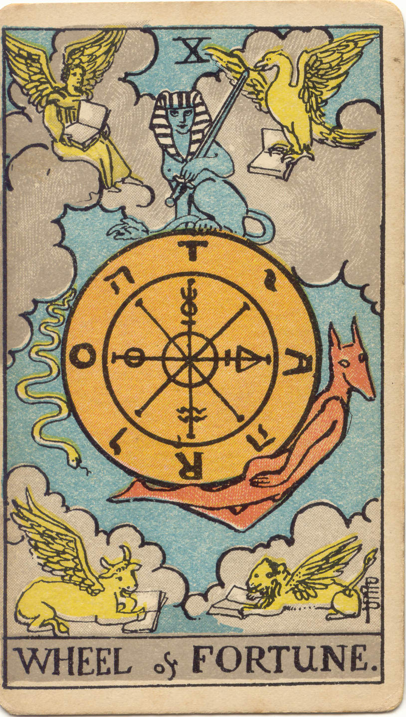 The Wheel of Fortune, upright