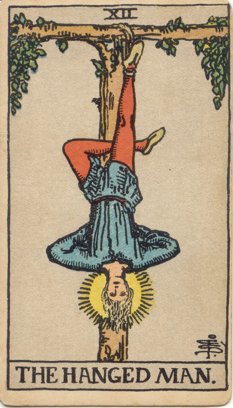 The Hanged Man, upright