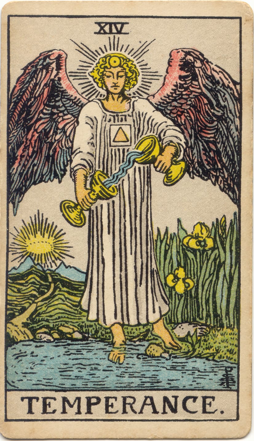 Temperance, upright