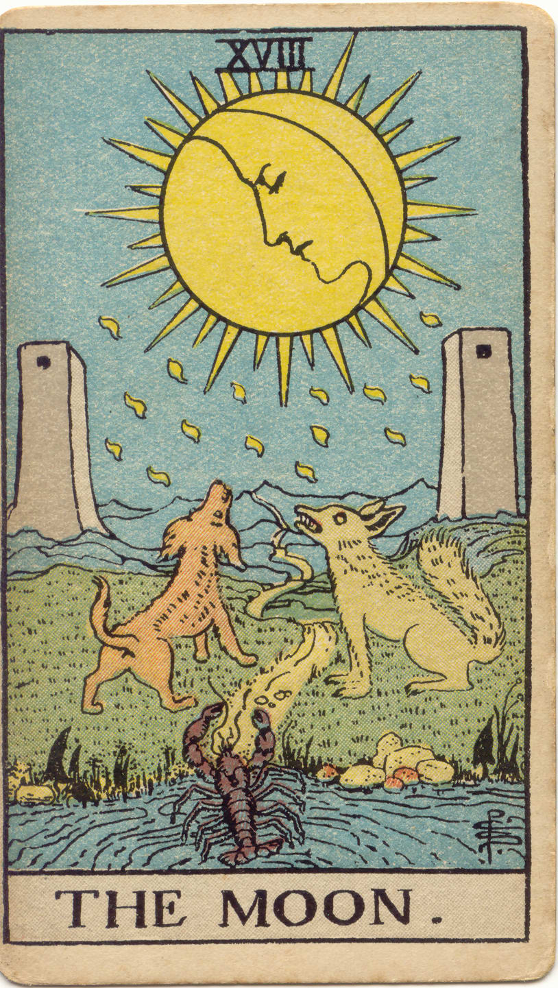The Moon, upright