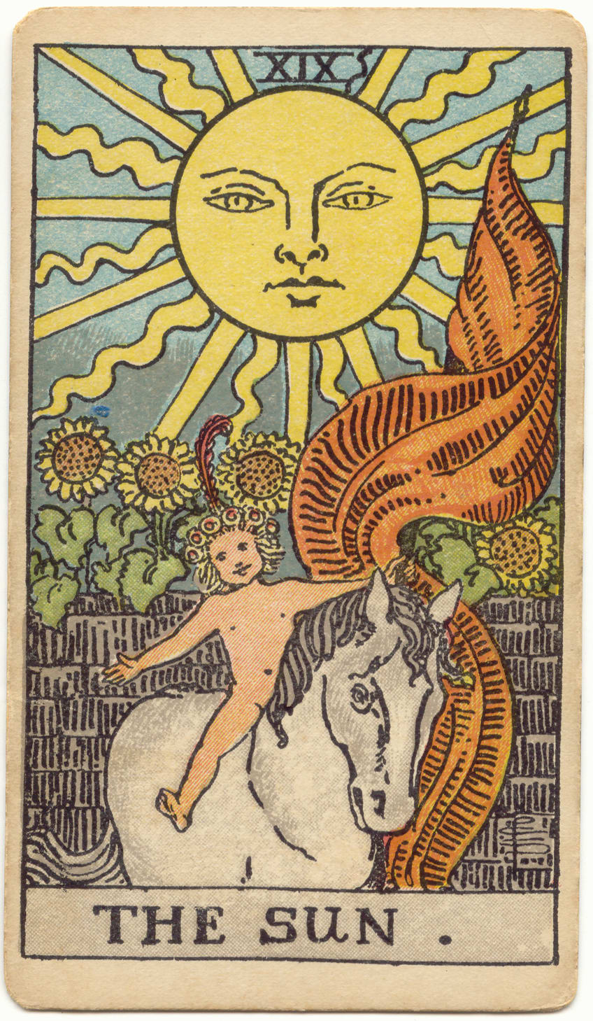 The Sun, upright