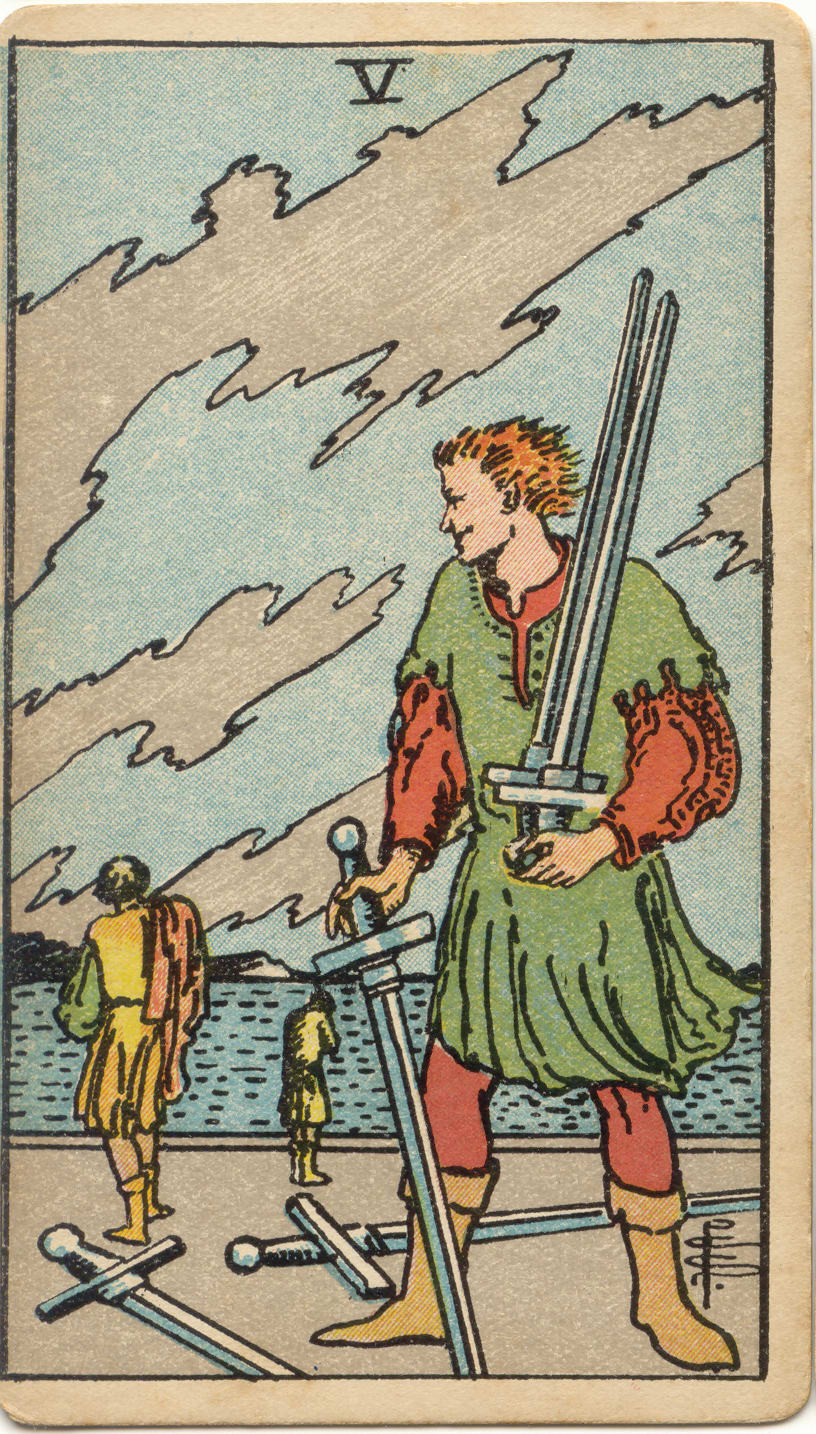 Five of Swords, upright