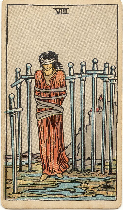 Eight of Swords, upright
