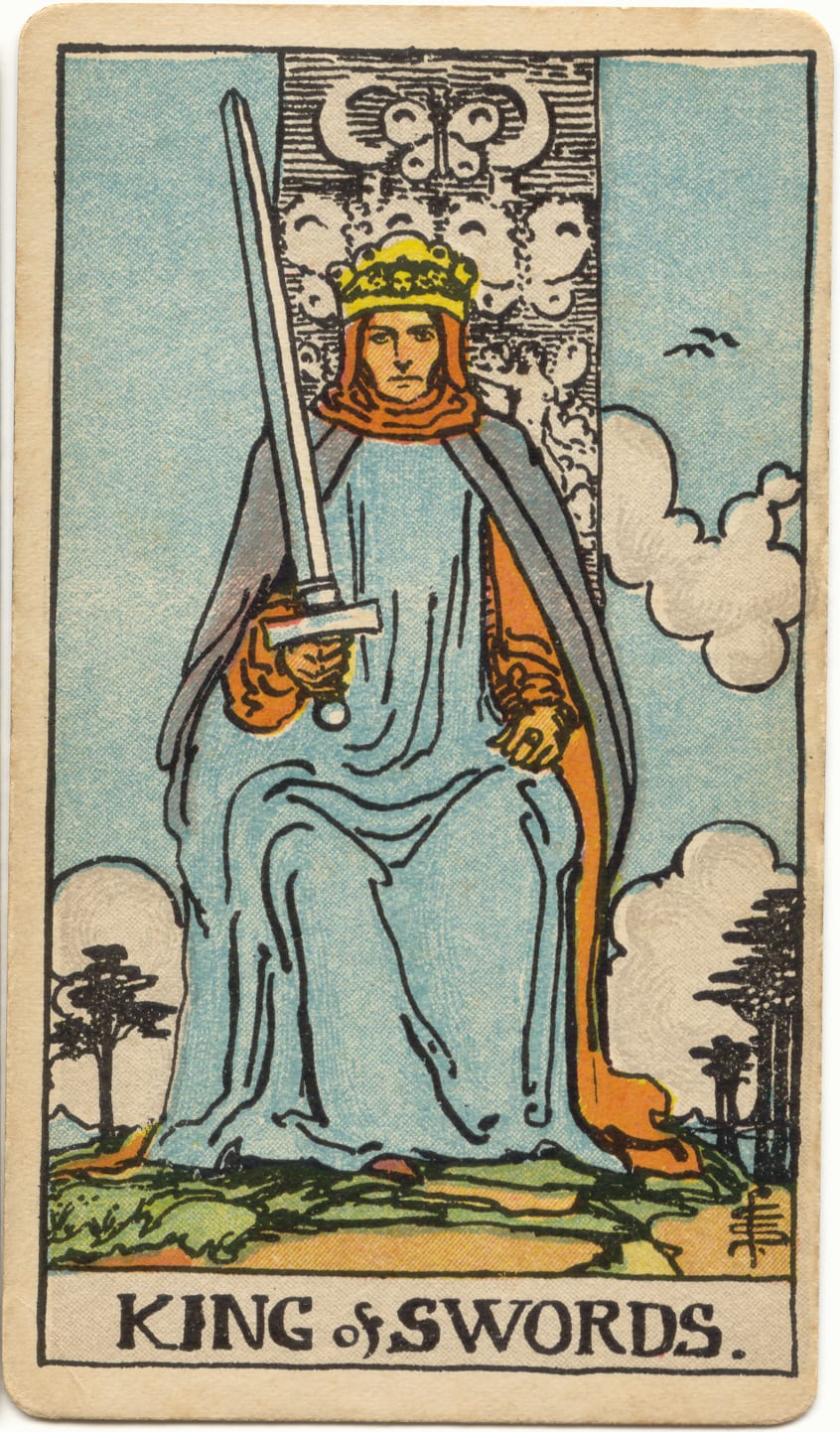 King of Swords, upright
